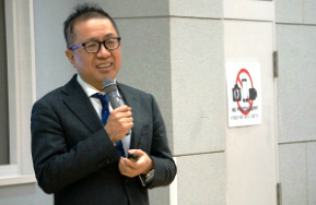 三田国際学園の説明会の様子
