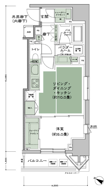 シティハウス目黒ザツインの間取り図