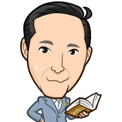 大塚和成の顔イラスト