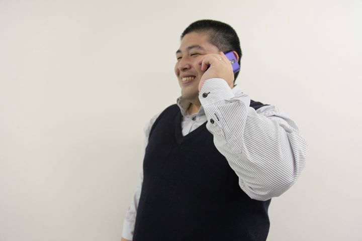 電話をする玉谷王介