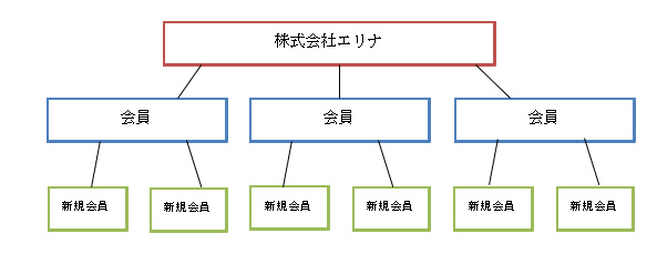 株式会社エリナの販売方法図