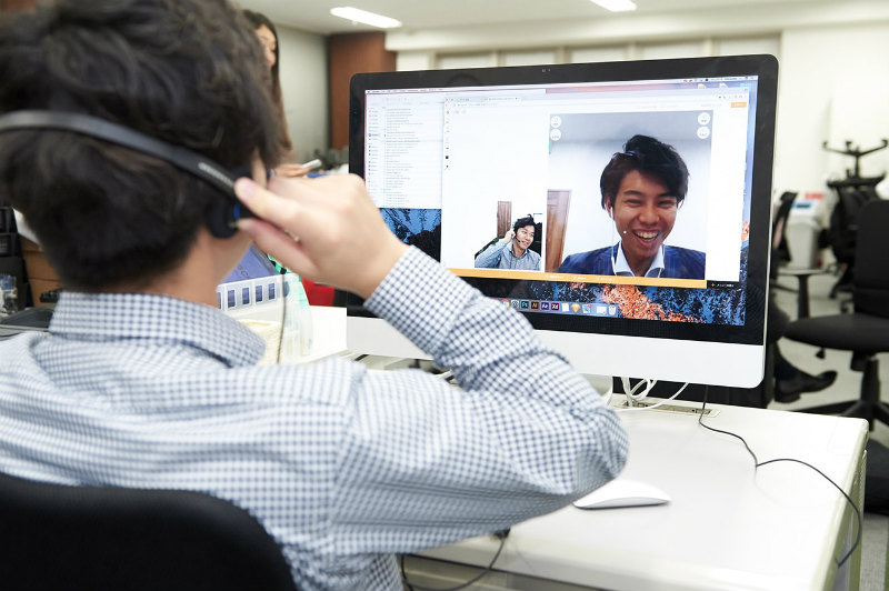 meet inでの会話