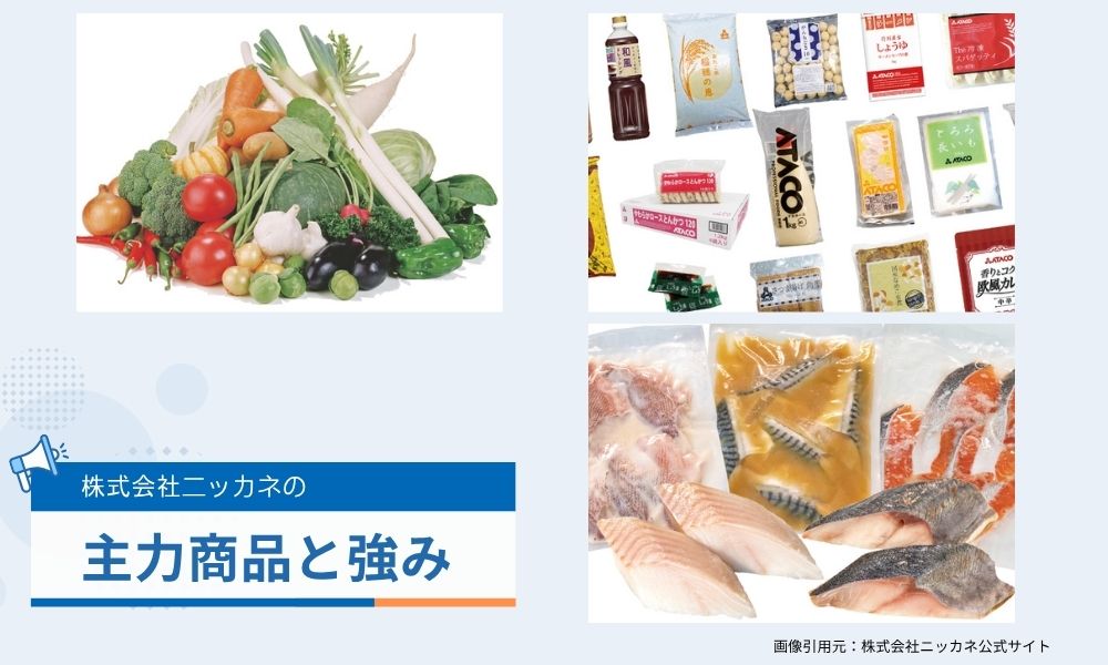 株式会社ニッカネの主力商品と強み